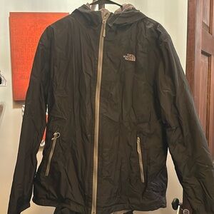 Northface size Xl fleece line rain jacket
